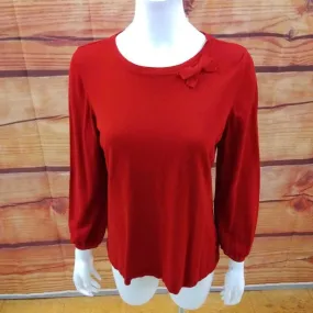 TALBOTS RED SWEATER SIZE SMALL