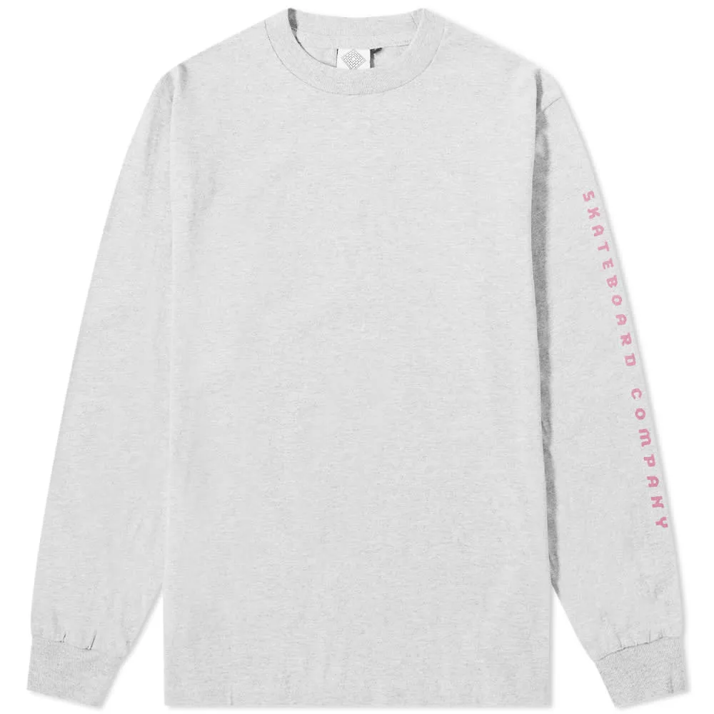 The National Skateboard Co. Long Sleeve Hook Up T-ShirtHeather Grey