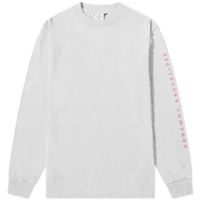 The National Skateboard Co. Long Sleeve Hook Up T-ShirtHeather Grey