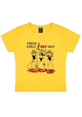 These Girls Eat Men Y2K Baby Tee Cherrykitten