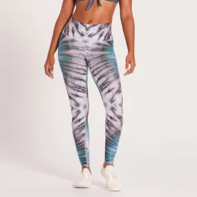 Tie Dye Coastal Barefoot Leggings