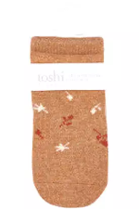 Toshi Organic Socks Ankle Jacquard - Maple Leaves