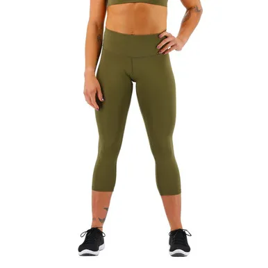 TYR Women's Solid High-Rise 3/4 Legging - 2024