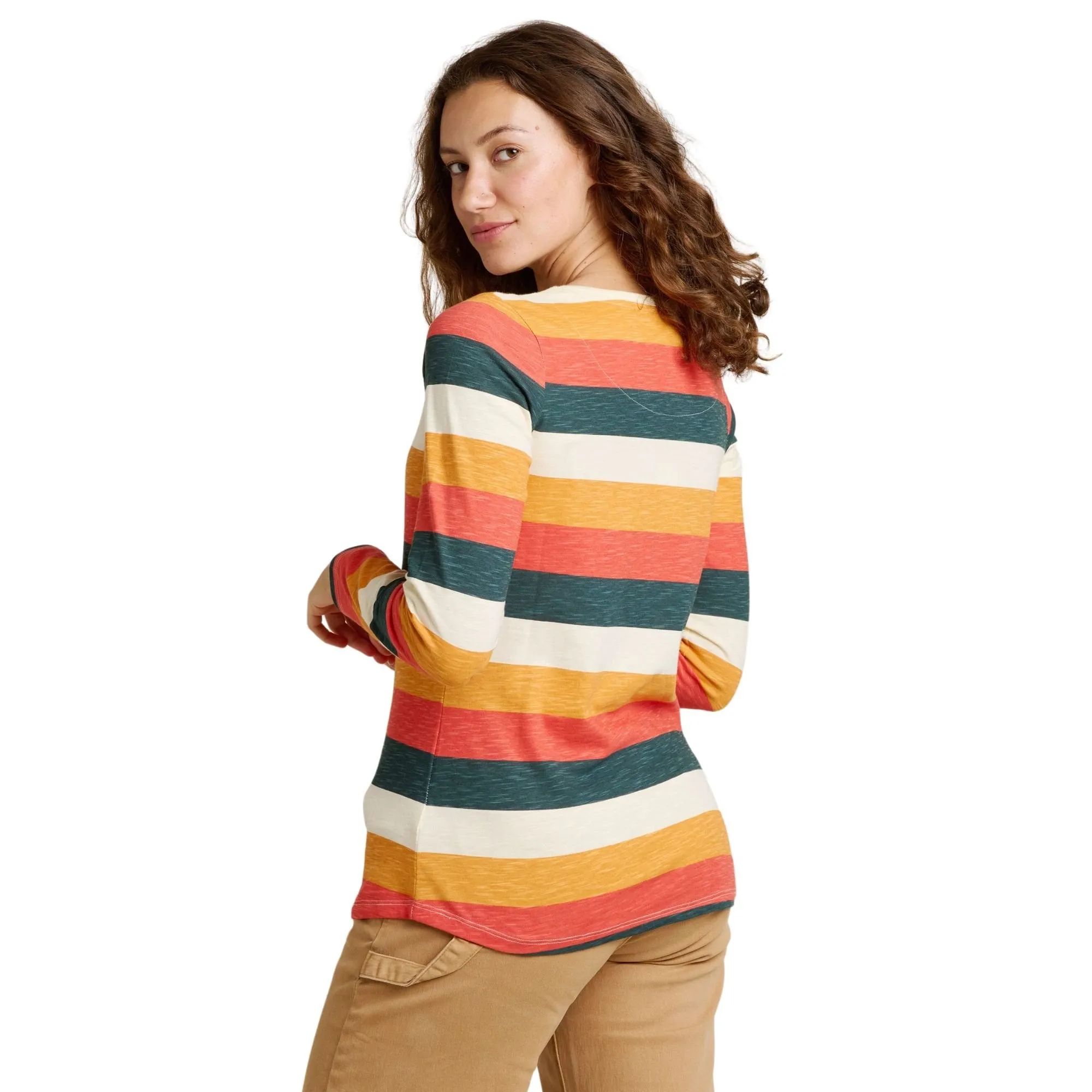 Womens Stripe Long Sleeve Top