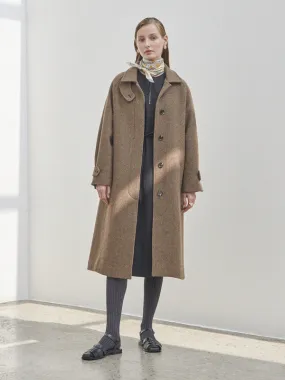 Wool Stitch Coat II - Brown