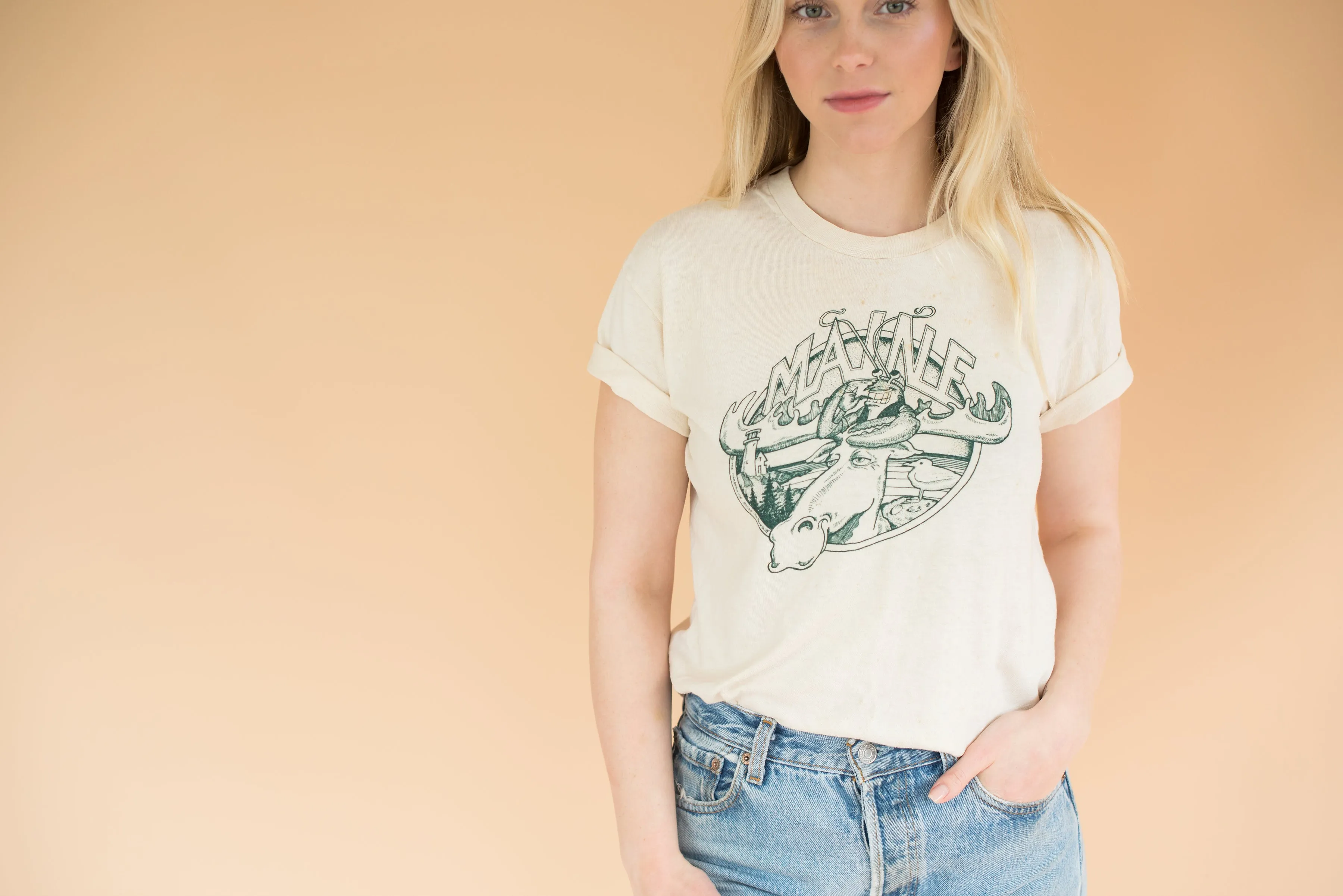 Worn-in Vintage Maine Tee