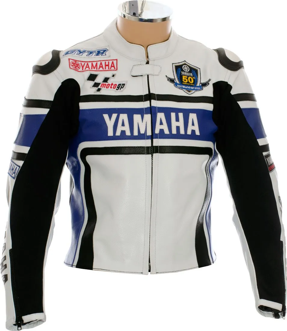 Yamaha R1 Blue Motogp Racing Motorbike Jacket